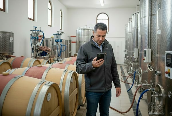 Gestione avanzata dei magazzini sfusi con la wine app