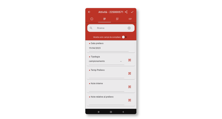 sampling-app-attività